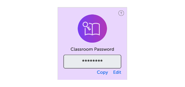 Finding Your Classroom Password