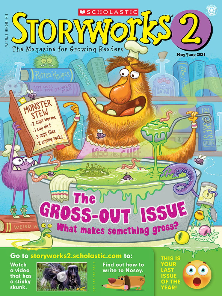 magazine cover for the May/June issue of Storyworks 2